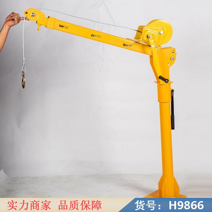 钜都手动葫芦小吊机 移动小型吊机 车载起吊机货号H9866