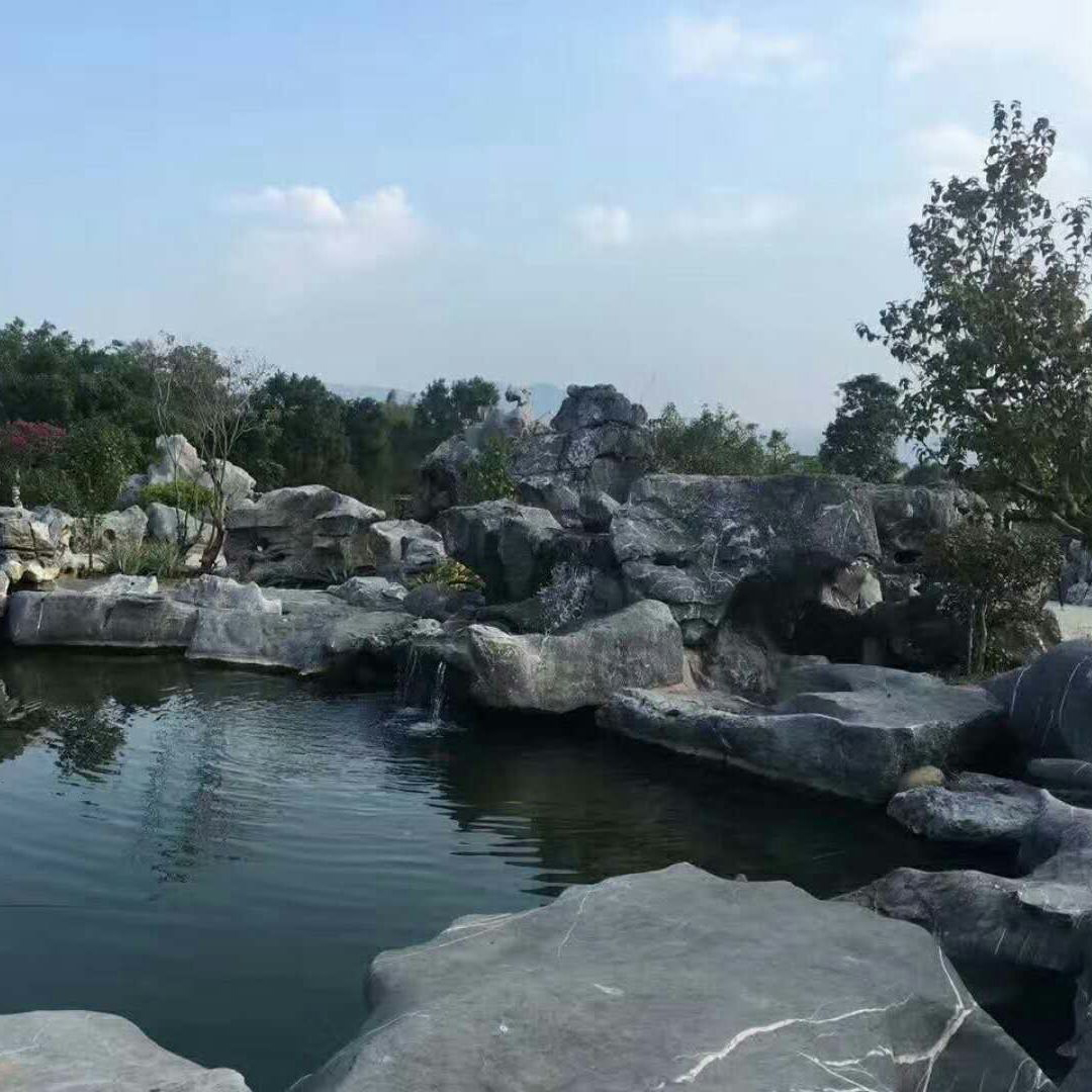 大型假山设计施工 庭院假山 园林假山 假山工程 假山施工