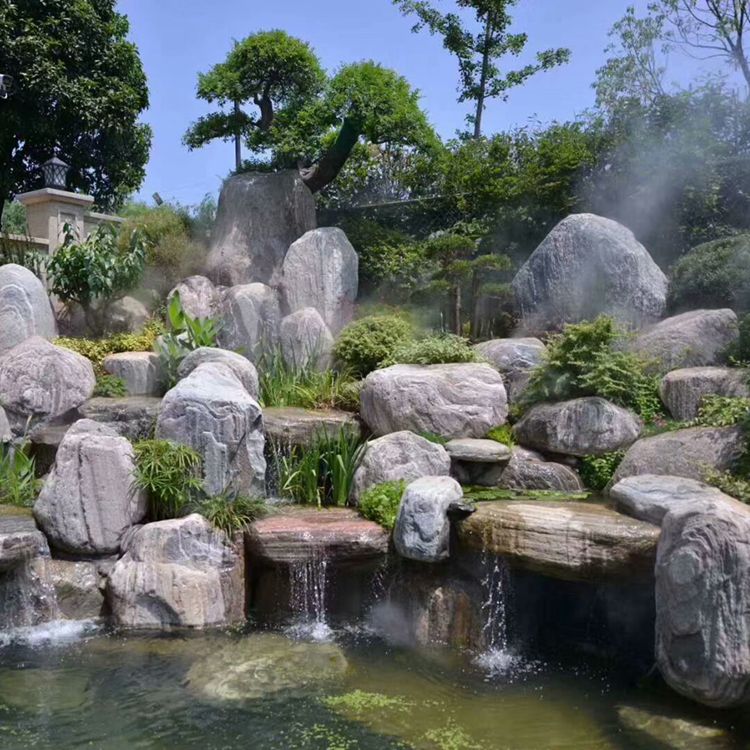万吨泰山石产地龟纹石产地批发 泰山石假山工程 护坡石景观石 泰山石切片