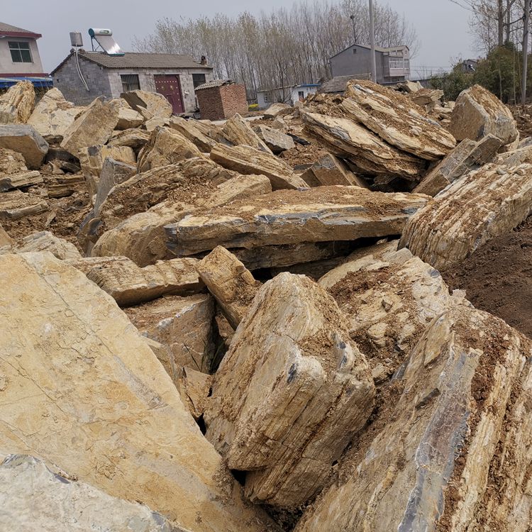 万吨千层石鹅卵石 龟纹石假山 灵璧石黑山石 太湖石产地批发