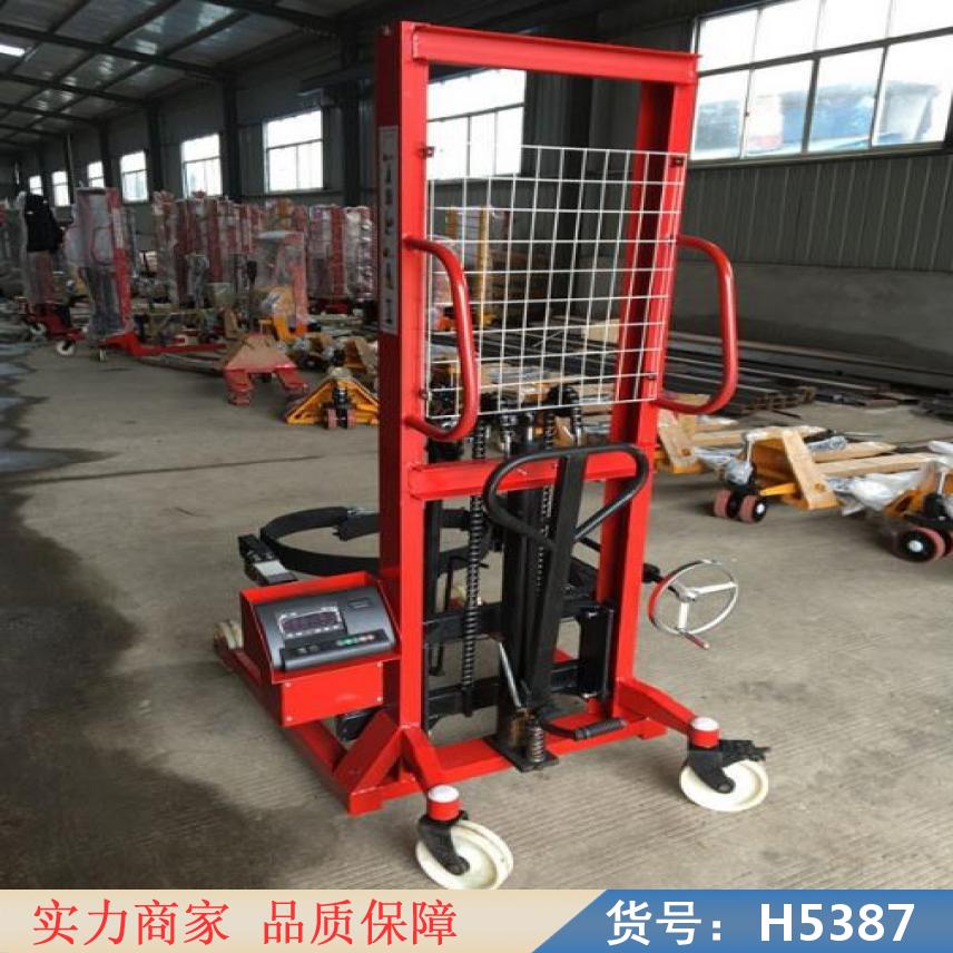 慧采sw手动堆高车 8吨手动堆高车 小型手动不锈钢堆高车货号H5387