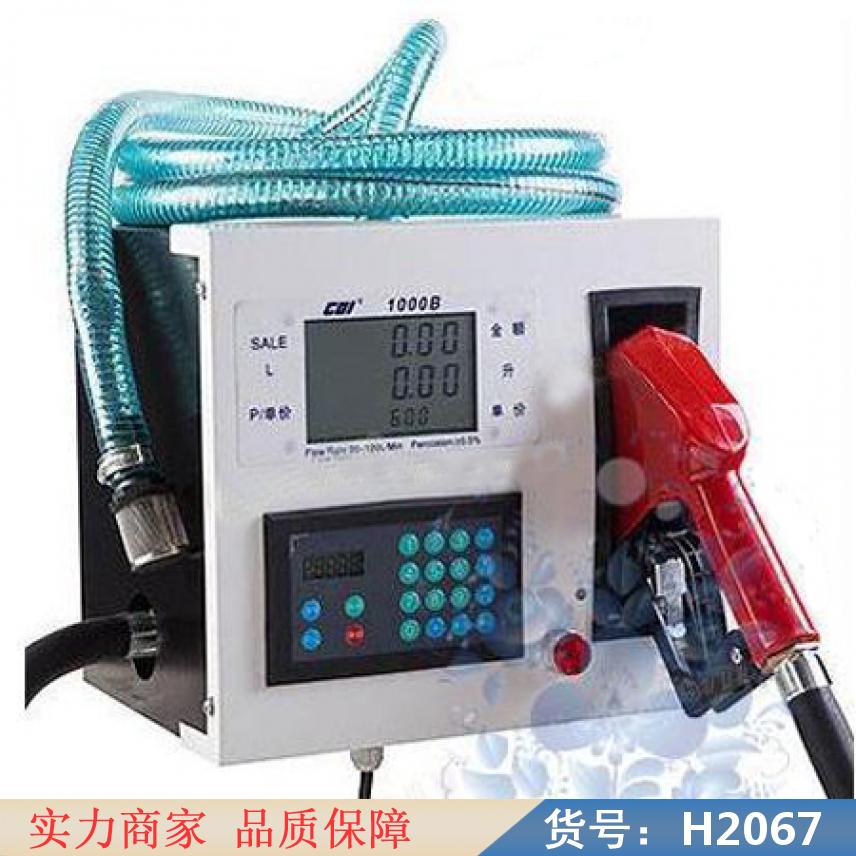慧采24v加油泵带计量 电动计量加油泵 电控自动计量加油泵货号H2067