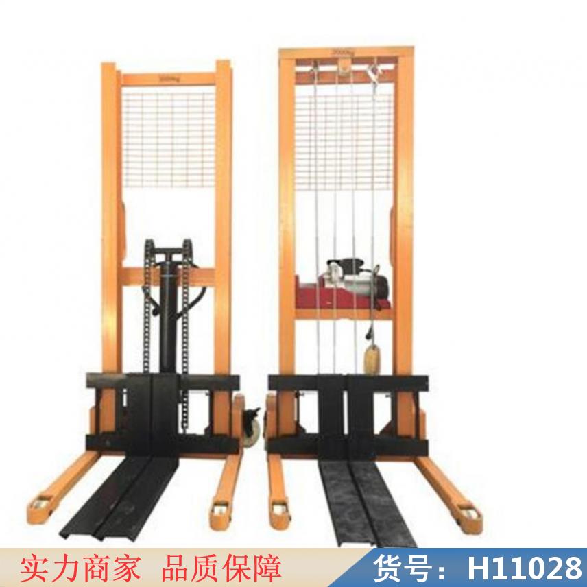 慧采手动液压堆垛叉车 手动液压托盘叉车 2吨手动叉车货号H11028
