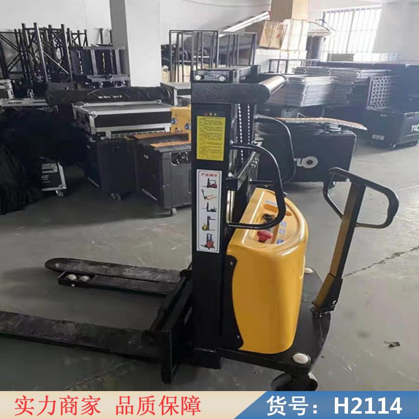 钜都煤炭电动堆高车 平衡重式全电动堆高车 手动液压堆高车货号H2114
