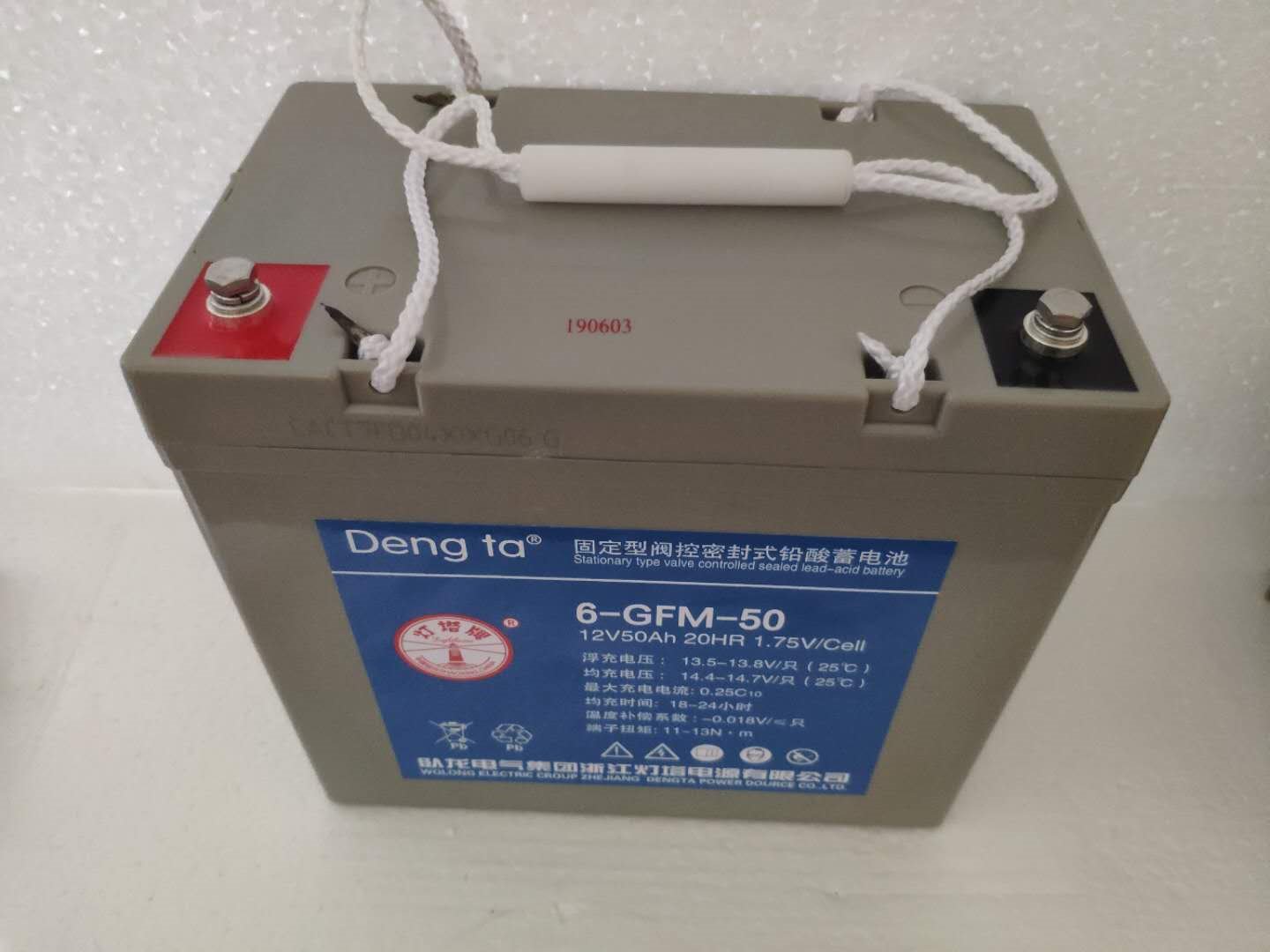 灯塔蓄电池6-GFM-50 12V50Ah 照明消防医疗路灯专用