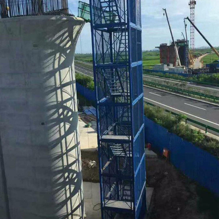 利科建筑供应 高墩施工用安全爬梯 施工脚手架爬梯 之字形爬梯 欢迎选购