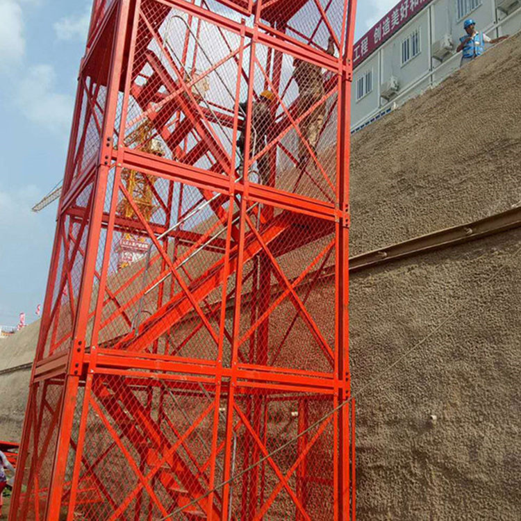 利科销售 基坑施工爬梯 安全爬梯桥梁建筑施工 之字形爬梯 质量放心