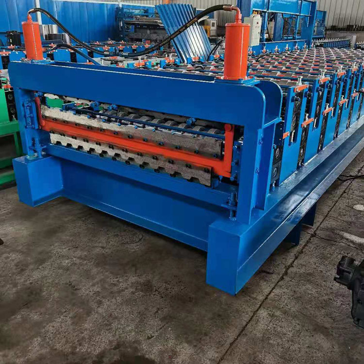 双层铁皮压瓦机 C10-C21双层全自动压瓦机 飞扬双层彩钢压瓦机