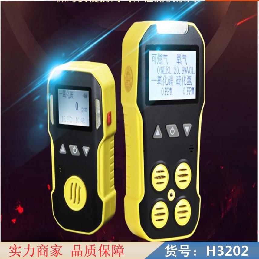 慧采便携式测氢仪 有毒有害气体测试仪 甲烷一氧化碳两用检测仪货号H3202