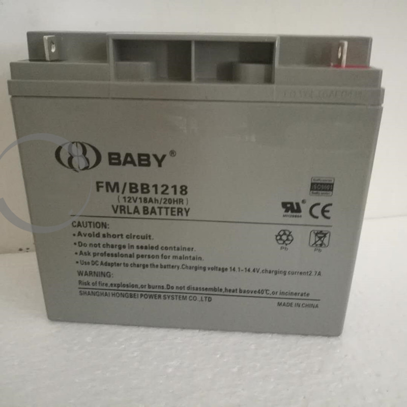 鸿贝蓄电池FM/BB1218 12V18Ah 工业设备应急UPSEPS电源
