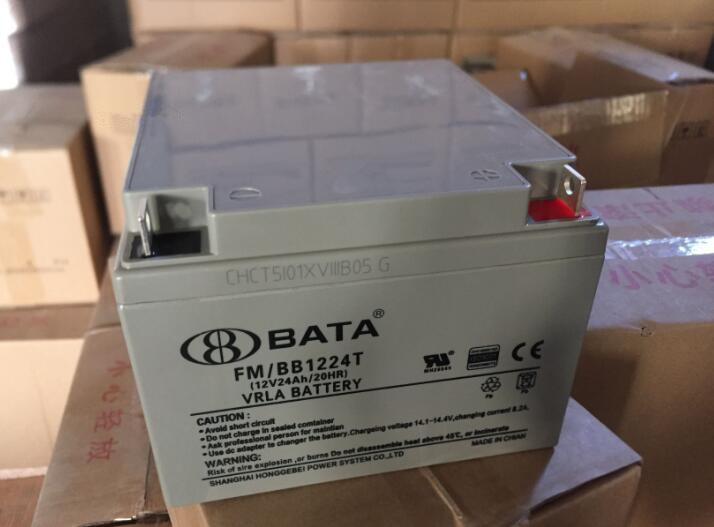 鸿贝蓄电池FM/BB1224T 12V24Ah UPSEPS照明应急专用