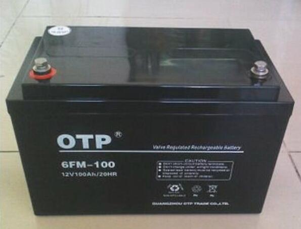 OTP蓄电池6FM-100 12V100Ah 免维护包邮 医疗设备 应急发电
