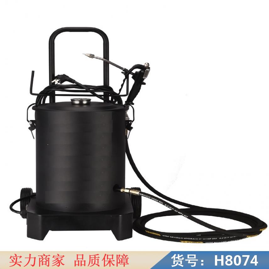 慧采电动黄油枪油泵 便携式电动黄油加油泵 220V桶装式电动黄油货号H8074