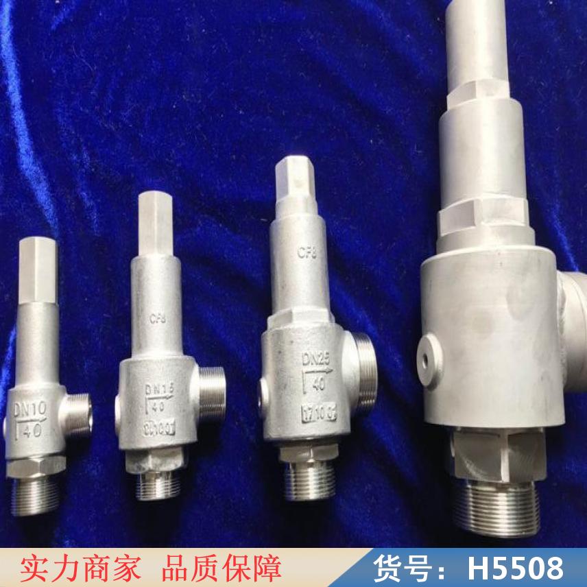 慧采弹簧全启式安全阀 双联弹簧式安全阀 煤气罐安全阀货号H5508