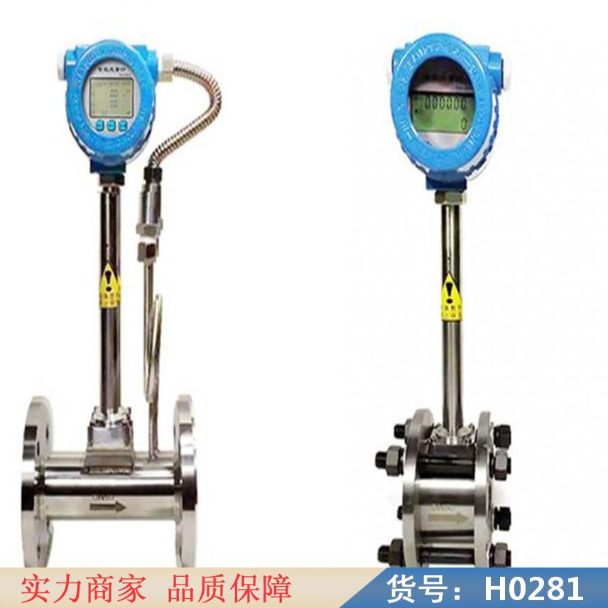 慧采法兰式涡街流量计 高压涡街流量计 螺纹连接式流量计货号H0281