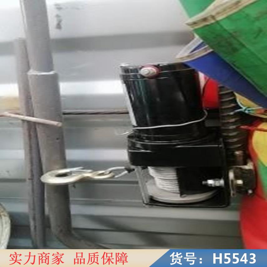 慧采电动绞盘机 5吨12v电动绞盘 不锈钢手摇式绞盘货号H5543