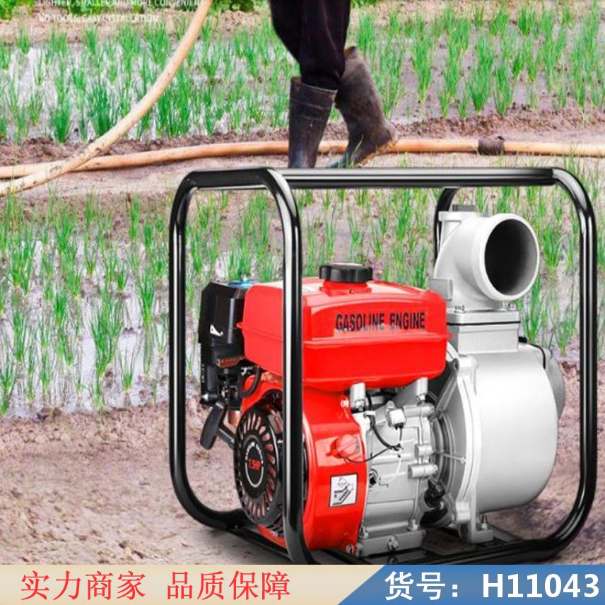 中德农村用柴油机带的水泵 移动式柴油机水泵 4寸移动式柴油机水泵货号H11043