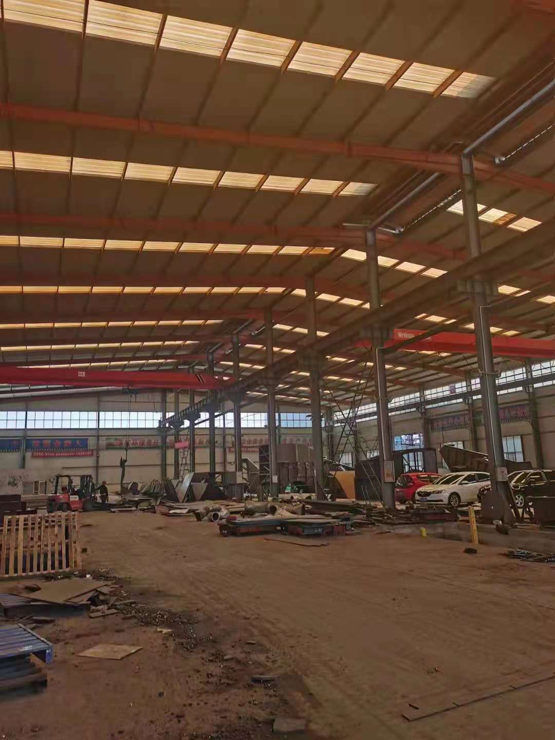 出售二手钢结构 定制重型钢结构厂房 漆色可自选 二手钢结构厂房 防火性好