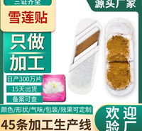 雪莲贴oem 妇科女性私处私密处护理护垫贴牌保养护巢花红定做套盒生产厂家