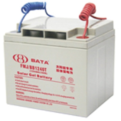 鸿贝蓄电池FMJ/BB1240T 12V40Ah 胶体安防门禁 电力系统UPS电源
