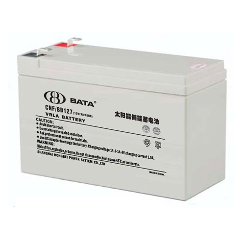 鸿贝蓄电池CNF/BB127 12V7Ah 铅酸免维护门禁安防消防主机ups电池