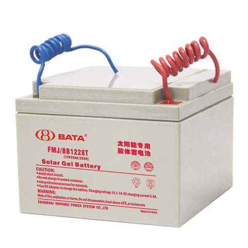 鸿贝蓄电池FMJ/BB1228T 12V28Ah 胶体电力设备/通讯系统