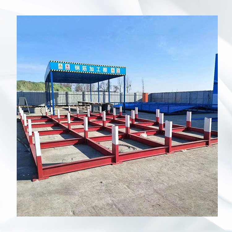 工字钢原材料堆放场   永邦销售    施工钢筋堆放架   福建   工地现场钢筋堆放架