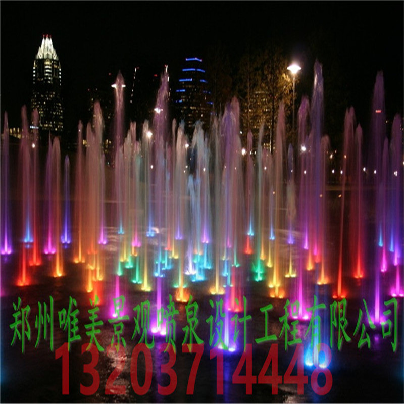 郑州喷泉设计施工 唯美音乐喷泉设备