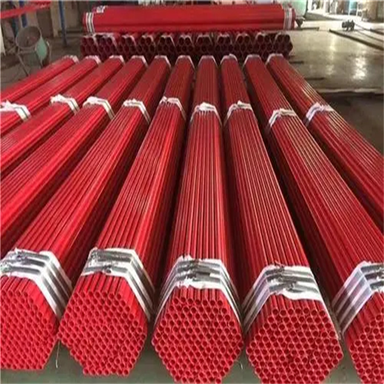 消防内外涂塑钢管 实体工厂 消防涂塑复合钢管 矿用大口径涂塑复合钢管 沧州洋涌