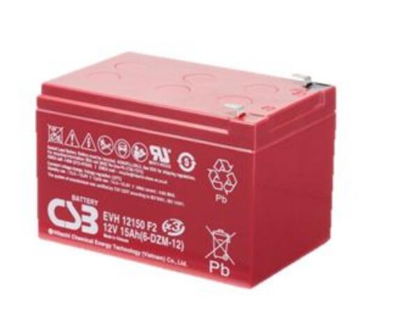 希世比CSB蓄电池EVH12150 F2 12V15AH AGFA医疗 DR 针对循环应用