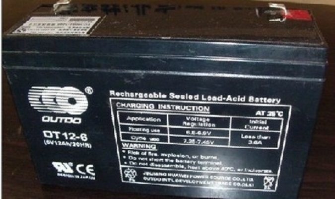 奥特多蓄电池OT12-6 6V12Ah 直流屏免维护现货