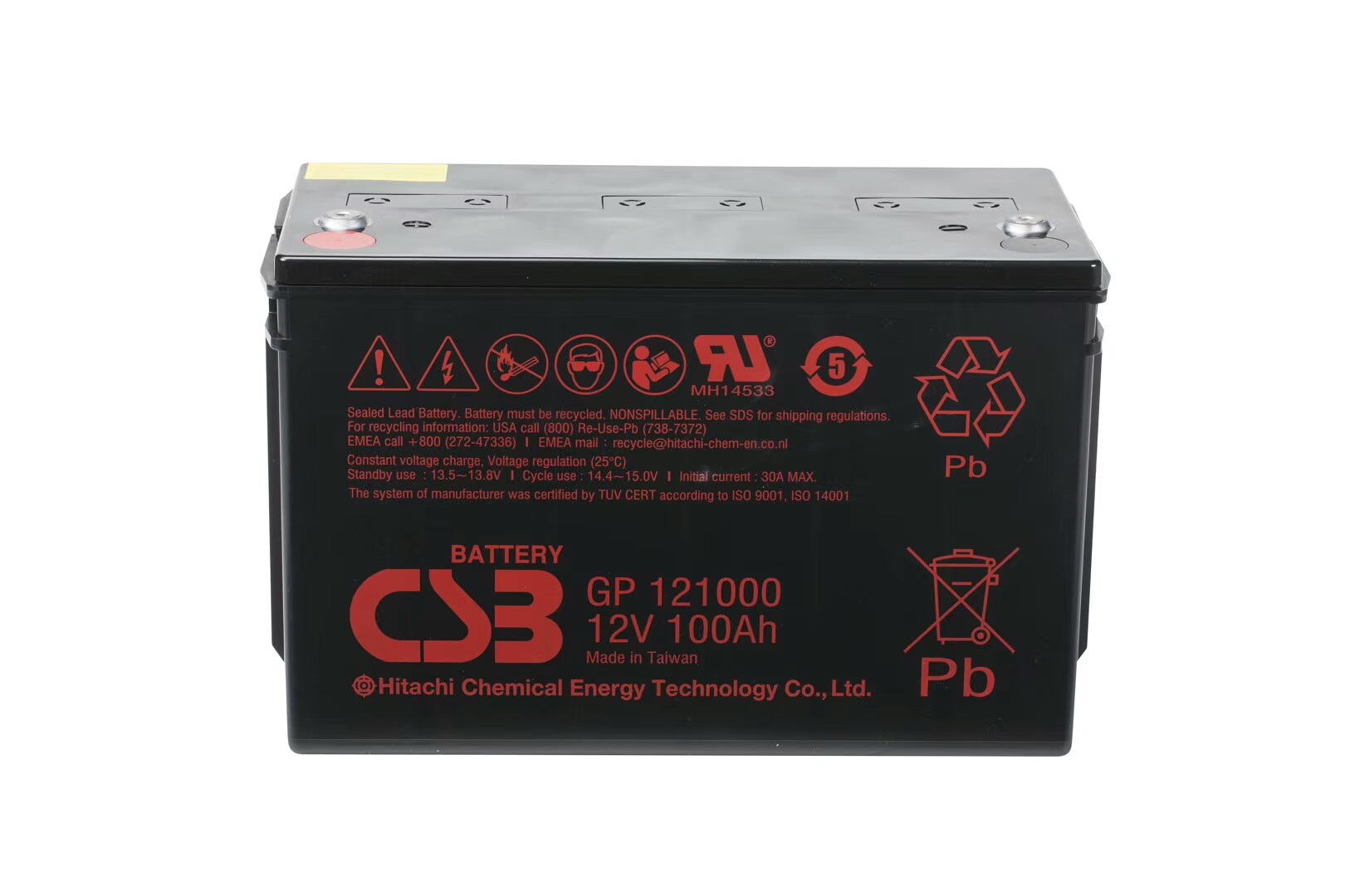 希世比CSB蓄电池GP121000 12V100AH 机房发电厂船舶UPS应急电瓶