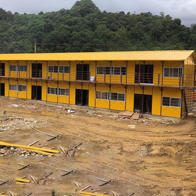  云南双层彩钢板楼房 住人集装箱  大量现货 支持定制安装 环云