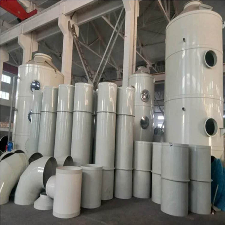 喷淋PP洗涤塔 喷淋塔除尘器 除雾器喷淋塔 脱硫除尘设备