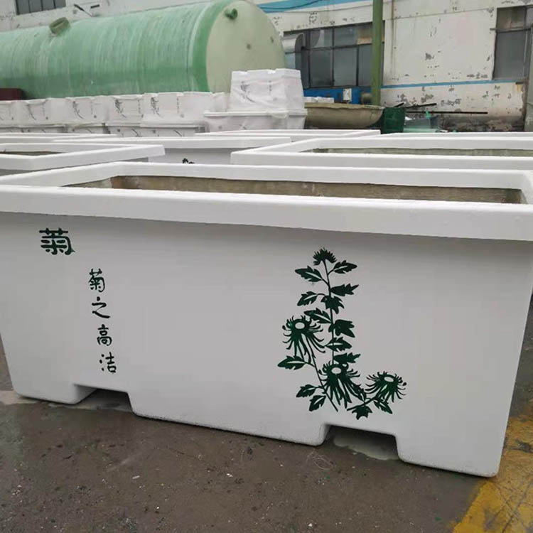 按需生产 玻璃钢花盆 室外移动玻璃钢花盆 绿植玻璃钢花盆