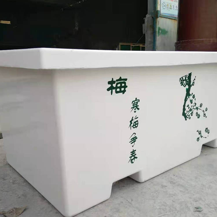 玻璃钢盆景花盆 种植槽长形绿化玻璃钢花箱 隔离带绿化花槽 服务贴心