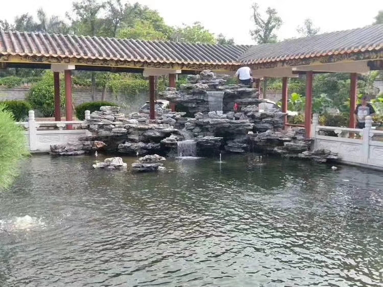 千层石龟纹石产地批发 万吨园林石景观石 草坪石黑山石 多种型号任选