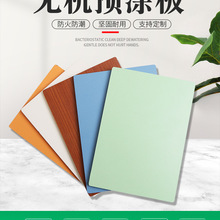 水泥纤维板无机预涂板抗倍特冰火板木纹装饰面纯色学校医院康复中心用