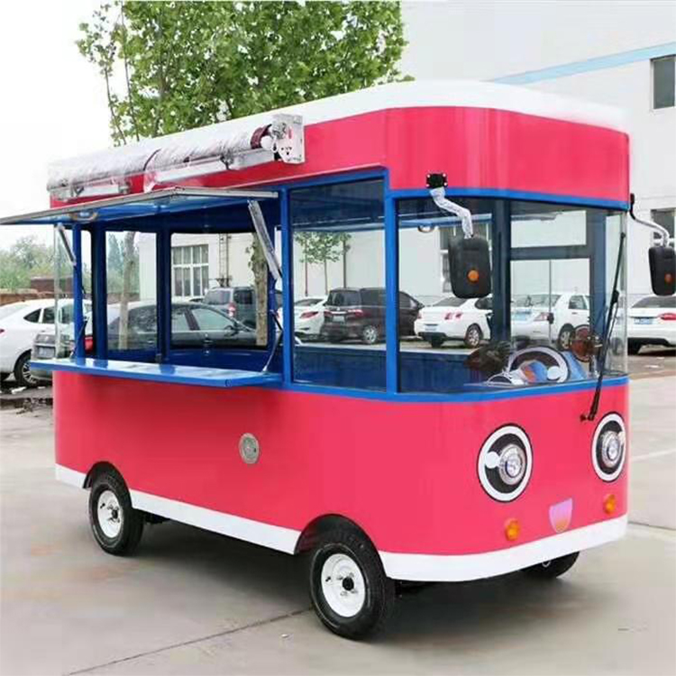 商用流动特色小吃车  商业展销车 移动冰淇淋商铺