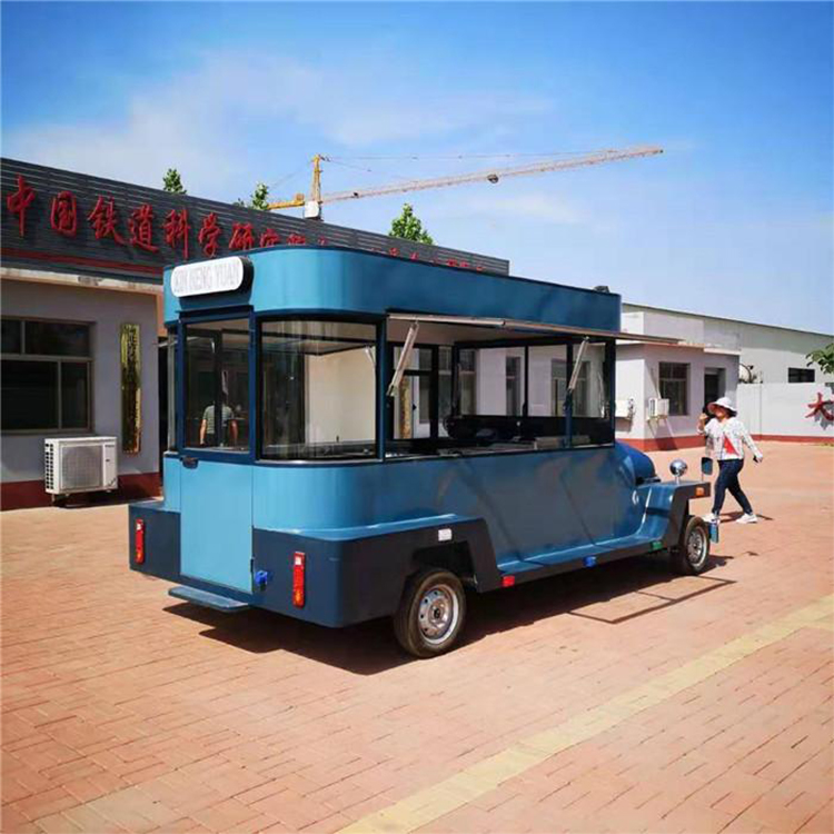 景区仿古车 豆浆冷热饮  街景移动店车定制厂家