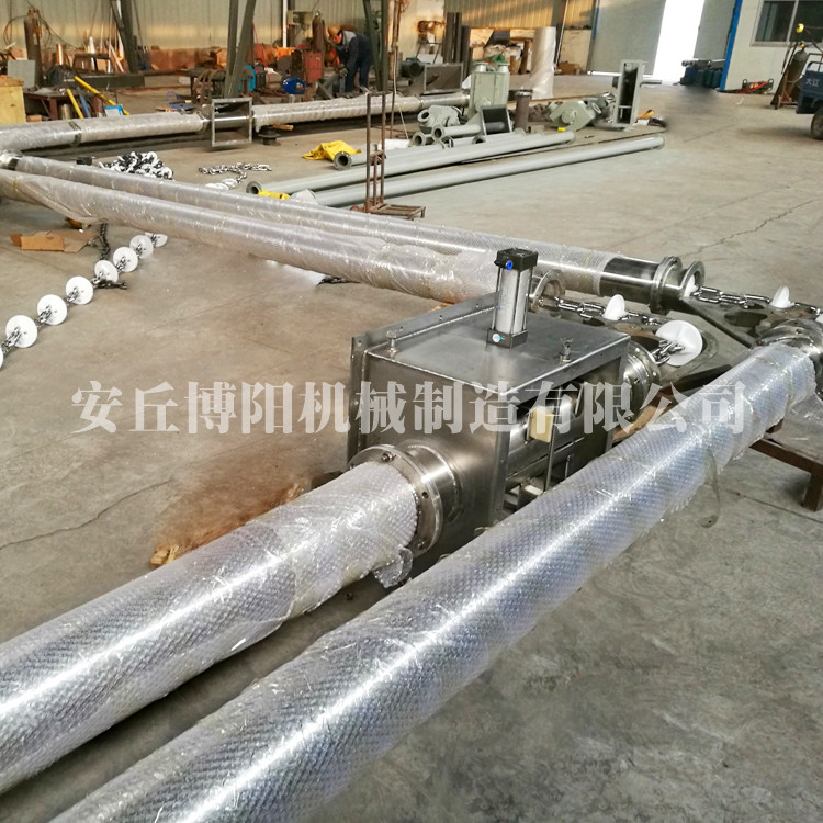 陶土管链输送机 粉体管链提升机 管链式粉体输送机生产厂商