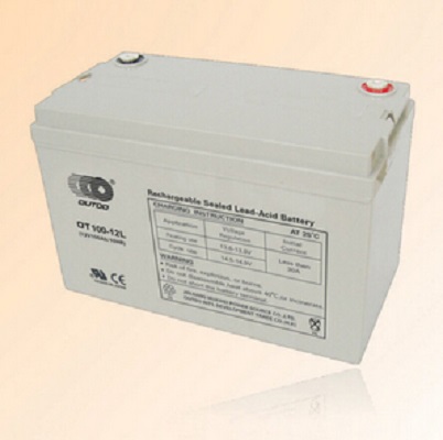 奥特多蓄电池OT100-12L 12V100Ah 免维护/太阳能/风能/现货
