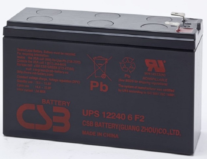 CSB蓄电池UPS12240 6 F2 12V240AH 阀控密封式铅酸电池