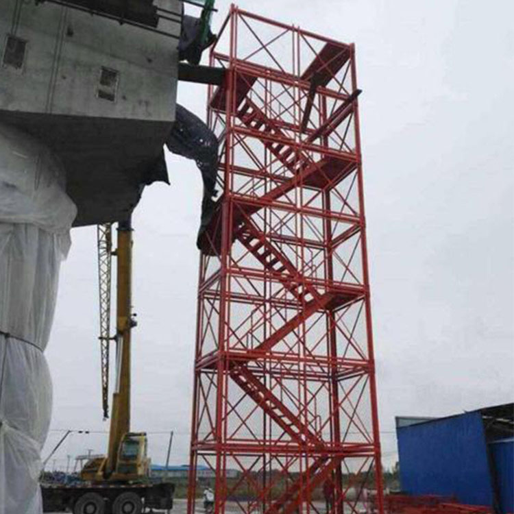 建筑安全梯笼 基坑安全梯笼 墩柱式安全梯笼 利科建筑供应
