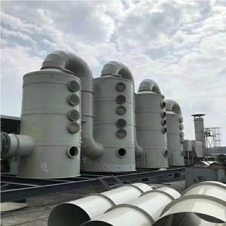 化工厂酸雾净化装置 供应 排放废气填料PP洗涤塔 净化喷淋塔