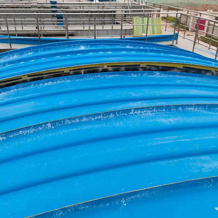 玻璃钢弧形盖板 污水池盖板 防腐防臭 玻璃钢盖板