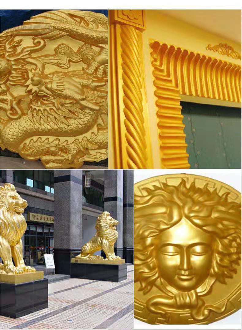 厂家承接铁门贴金箔装饰品贴仿金箔酒店贴箔工程 价格优惠