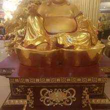 佛山金梓承接佛像工艺品家具酒店别墅会所贴金贴银箔装饰业务