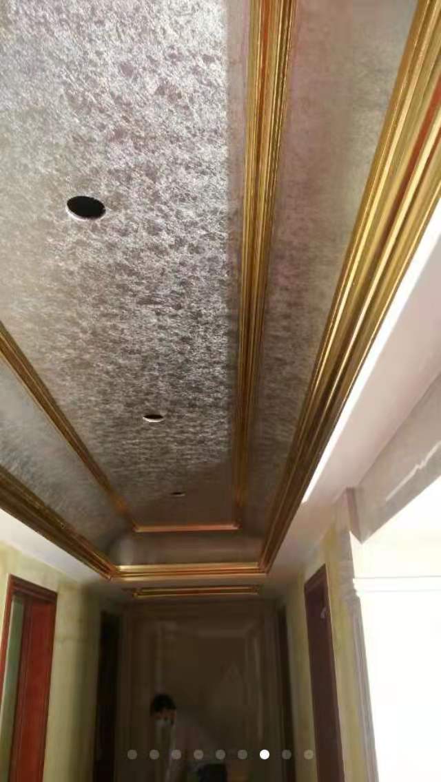 工程贴金箔 金银铜14手抓金箔 装修贴顶金箔纸 金梓箔业厂家直供
