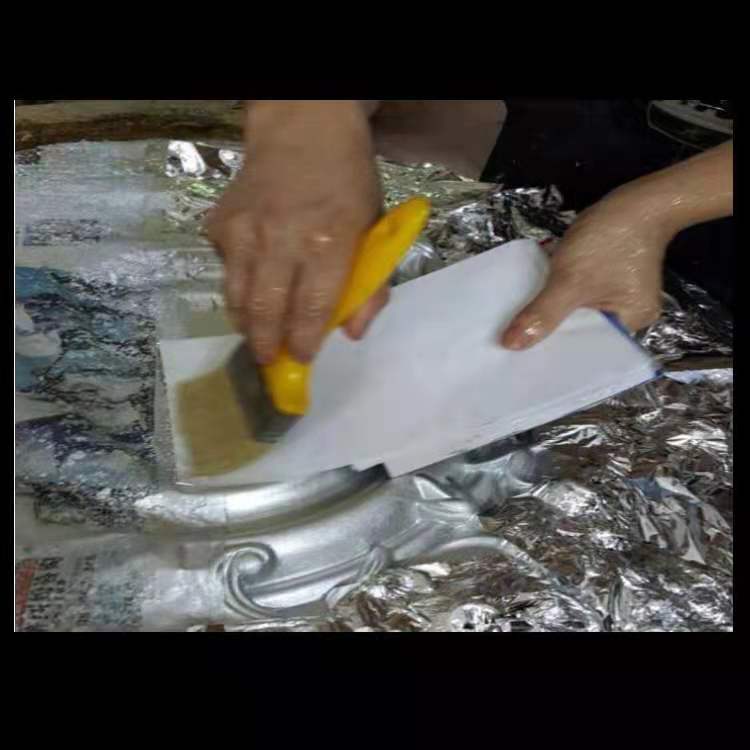 专业酒店别墅贴金箔装饰工程业务金梓箔业